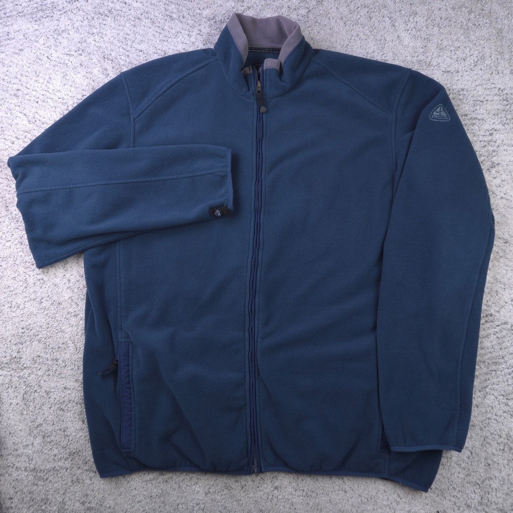 Nike ACG Jacket Mens XXLT Thermal Layer 2 Fleece Full Zip XXL Tall Therma Fit